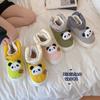 Nuevas Botas de Nieve Impermeables de Panda de Moda y Lindas con Suelas Gruesas y Forro de Felpa para Mujer, Botas de Algodón de Estilo Dulce Casual de Moda para Invierno