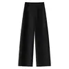 Pantalones Versátiles para el Trayecto Diario de Mujer con Corte Curvo, Nuevos Otoño 2026 de Cintura Alta, Holgados, Adelgazantes, Pierna Recta