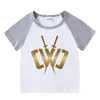 Traje Infantil 2023 Chad Wild Clay Verão Bermuda Shorts Camiseta Manga Curta Shorts Casual Esportivo Conjunto de Duas Peças