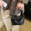Bolso de Mano Tejido de Alta Gama Retro Bolso Dumpling Nuevo 2026 Bolso de Axila Bolso para Lonchera Bolso Versátil de Hombro Cruzado para Mujer