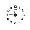 Reloj de pared simple estilo europeo sala de estar reloj de pared de alta gama reloj luminoso silencioso diy estéreo digital mesa pared
