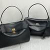 Fornecimento Direto Transfronteiriço de Couro Bovino de Primeira Camada Bolsa Kelly para Rodeio com Fecho Bolsa Tote de Couro Genuíno Moda Bolsa de Ombro/Axila/Transversal