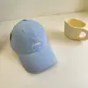 Gorra de Béisbol Bordada Simple de Parte Superior Suave Estilo Ins Coreano para Mujer, Gorra de Ala Ancha para Primavera y Verano que Hace que la Cara Parezca Más Pequeña, Gorra Parasol para Pareja
