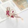 Broche Estilo Nacional Novo Estilo Transfronteiriço, Acessório de Alfinete Floral Borboleta Retrô de Alto Padrão, Acessório de Roupa de Luxo Leve