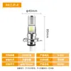 Farol de Motocicleta Transfronteiriço H4 Três Garras H6 Feixe Alto e Baixo Integrado Modificado Espinha de Peixe Foco Dupla Face 6 Leds Lâmpada de Foco Luz Forte