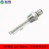 Sonda de temperatura de energia solar e do ar 4 pontos 3 pontos 6 pontos tubo cego 304 à prova d'água roscado aço inoxidável manga protetora para tanque de água