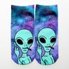 Calcetines de Gato con Dedo Medio, Flamenco, emoji, Impresión 3D, base de unicornio, gato, transferencia de calor, personalizados, calcetines Harajuku