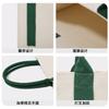 Bolsa de Lona Hecha a Medida en Blanco Respetuosa con el Medio Ambiente de Gran Capacidad Bolsa de Regalo con Lona Gruesa Recubierta Bolsa de Lona con Estampado L