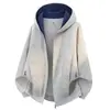 Sudadera con capucha para hombre 2026 otoño e invierno nuevo colorblock moderna estilo americano holgada casual sudadera para hombre top versátil