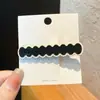 Presilha de cabelo retrô única, doce e legal, para mulheres, presilha simples de alto valor estilo francês para franja, acessório de cabelo de presilha para franja personalizado e estiloso