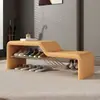 Banqueta Sencilla de Lujo Ligero para Cambiar Zapatos para Recibidor de Casa Banqueta para Cambiar Zapatos Padres e Hijos Taburete Sofá de Armario Taburete Largo Montado en la Pared