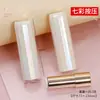 Embalagem de tubo de batom com controle de ar fabricantes de material atacado a pronta entrega pequenos lotes quadrado redondo diy concha para protetor labial artesanal