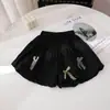 Nuevos Shorts de Verano para Niñas Estilo Coreano Chic Lazo Princesa Volante Pantalones Linterna Infantiles Dulces Versátiles