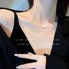 Collar de Perlas Imitación de Alta Gama para Mujer, Estilo Otoño e Invierno, Cadena de Clavícula Simple y Nicho, Collar de Cuello Versátil de Alta Gama, Accesorios de Moda