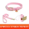 En stock traje de correa y collar impermeable de PVC para perro traje para perro pequeño mediano grande cuerda para pasear perro collar collar