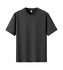 Camiseta de Algodão Leve de Luxo com Sensação de Gelo 220g Manga Curta 8 Cores Lançamento Verão 2026 Casual Versátil Unissex Pode Imprimir Texto