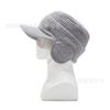 Gorra de Punto Transfronteriza Vacía para Mujer Otoño e Invierno Engrosada Cortavientos Sin Parte Superior Gorra de Béisbol con Letras para Cara Gorra de Moda Pequeña