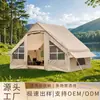 Barraca Inflável ao Ar Livre Barraca Inflável de Cumeeira Espaço Amplo Barraca de Acampamento na Natureza da Montanha Leve de Luxo Impermeável Barraca de Acampamento