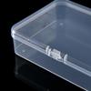 Caja de Muestra de Plástico Rectangular Transparente de 10.5 con Componentes Caja de Embalaje Herramientas Caja de Almacenamiento con Cuentas