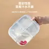 Lancheira Personalizada, Lancheira Portátil para Estudante, Pode ser Colocada no Micro-ondas, Lancheira Quantitativa para Redução de Gordura, Compartimento Crocante para Frutas