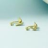 Pendientes de Símbolo de Exclamación Interesantes Pendientes de Celebridad de Internet de Moda Nuevos Productos Diseño de Nicho de Lujo Ligero Pendientes Exquisitos con Colgante Trasero