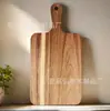 Tábua de Corte de Madeira com Alça Cozinha Deli Tábua de Corte para Vegetais e Frutas Multifuncional Tábua de Corte de Carne Bandeja para Queijo e Pão