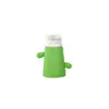 Frasco portátil de silicone para armazenamento de beleza e cuidados com a pele, frasco dispensador squeeze cosmético em formato de cacto para viagem, compacto e durável