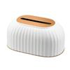Caja de Almacenamiento Automática Elevable para Servilletas de Escritorio Base de Resorte Caja de Servilletas Clásica de Aspecto Elegante Sala de Estar Baño Restaurante