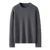 Suéter de Cashmere Consinee para Mulheres, 100% Cashmere Puro, Moderno, Simples, Casual, Versátil, Cor Sólida, Gola Redonda, Suéter de Tricô