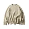 Yidao Vintage 2026 Outono Novo Japonês Retrô Gola Alta Cor Sólida Suéter Masculino Básico Simples Versátil Malha