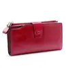 Cartera de Cuero Transfronteriza 2023 Nueva Larga de Piel de Vaca Multi-tarjeta Gran Capacidad Clutch Multifunción Bolsa para Tarjetas