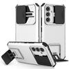 Adequado para Capa de Celular Samsung A17 A56 Tridimensional A36 Suporte A26 Janela Deslizante A16 Anti-Queda A06 Capa Protetora A55