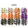 El juego de accesorios para el cabello para niños más vendido en Europa y América, pinza para el cabello de lazo de cinta acanalada de Halloween, horquilla para el cabello para niños 638