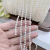 Acessórios de Vestuário com Acabamento de Renda Branca Fita Decorativa Fita de Seda Tecido para Bainha Materiais de Costura DIY