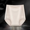 Ropa Interior Nueva de Cintura Alta para Mujer Primavera y Verano, Calzones Lisos de Seda Hielo, Control de Abdomen, Levantamiento de Glúteos, Pantalones Cortos Cómodos de Tallas Grandes