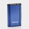 Caja de cigarrillos automática de aluminio al por mayor JD-YH006 caja para 10 cigarrillos encendedor juego para fumar fabricantes venta al por mayor