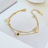 Aço Titânio CompletoAtacado Transfronteiriço de Novo Luxo LeveBanhado a Ouro 18K Não Desbota Elegante Estilo Ins Colar de Alta Qualidade para Mulheres