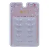 Pescado Xiaoya X09 pestañas inferiores pestañas postizas femenina natural simulación pieza completa tallo fino transparente injerto maquillaje de novia