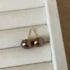 Pendientes de Botón Retro Estilo Francés Color Marrón Moca Perlado para Mujer, Sencillos, de Alta Gama, Únicos, Elegantes, Modernos, Versátiles