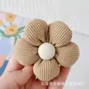 Acessórios de Flor de Cinco Pétalas Coloridos Feitos à Mão DIY Broche de Flor Preenchido com Algodão Acessórios para Headwear Roupas Sapatos Meias Acessórios para Bolsa