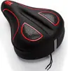 AQ026 Nueva Funda de Cojín de Asiento de Silicona Negra/Azul/Amarillo/Rojo Funda para Asiento de Bicicleta de Montaña Cómoda Gruesa Suave Funda para Sillín