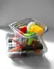 Caja de Embalaje con Bandeja Interior de Blíster de PVC Carcasa de Plástico Transparente Bandeja de Blíster Revestimiento de PET Caja para Frutas y Galletas Personalizado