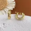 Brincos de pressão argola simples texturizados irregulares sem furo na orelha brincos versáteis de alta qualidade brincos de personalidade para o dia a dia e trabalho