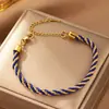 Pulseira de Aço Titânio Estilo Coreano Pulseira Elegante de Cintura Fina para Mulheres Luxo Leve Alta Qualidade Versátil Pulseira de Aço Inoxidável Cravejada com Diamantes Joias