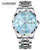 Novo Relógio Masculino Longbo À Prova D'água Luminoso Calendário Versão Coreana Relógio de Quartzo Douyin Aliexpress Dropshipping