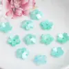 Concha de imitación 12 mm agujero tridimensional flor flor antigua hecho a mano DIY pasador para el cabello tocado materiales de producción accesorios