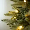 Decoração de Natal Personalizada Transfronteiriça Árvore de Lápis, Árvore de Natal Pura Pe Criptografada Simulada com Luzes Embutidas para Decoração de Sala de Estar em Casa