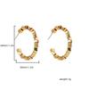 Pendientes Exagerados de Perlas de Oro de 18 Quilates con Diseño Tridimensional, Joyería de Comercio Transfronterizo Estilo Europeo y Americano
