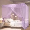Mosquitero para Habitación de Casa Estilo Palacio Encriptado de Pie Puerta Única Anti-Mosquitos Cama Grande de 1.8m Cama de 1.5m Cama de 1.2m Dormitorio Estudiantil