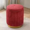 Banco de Maquiagem, Banco Redondo de Luxo Leve, Cadeira para Quarto, Banco Armazenador Moderno, Banco de Sofá, Banco para Penteadeira, Cadeira Pequena para Maquiagem